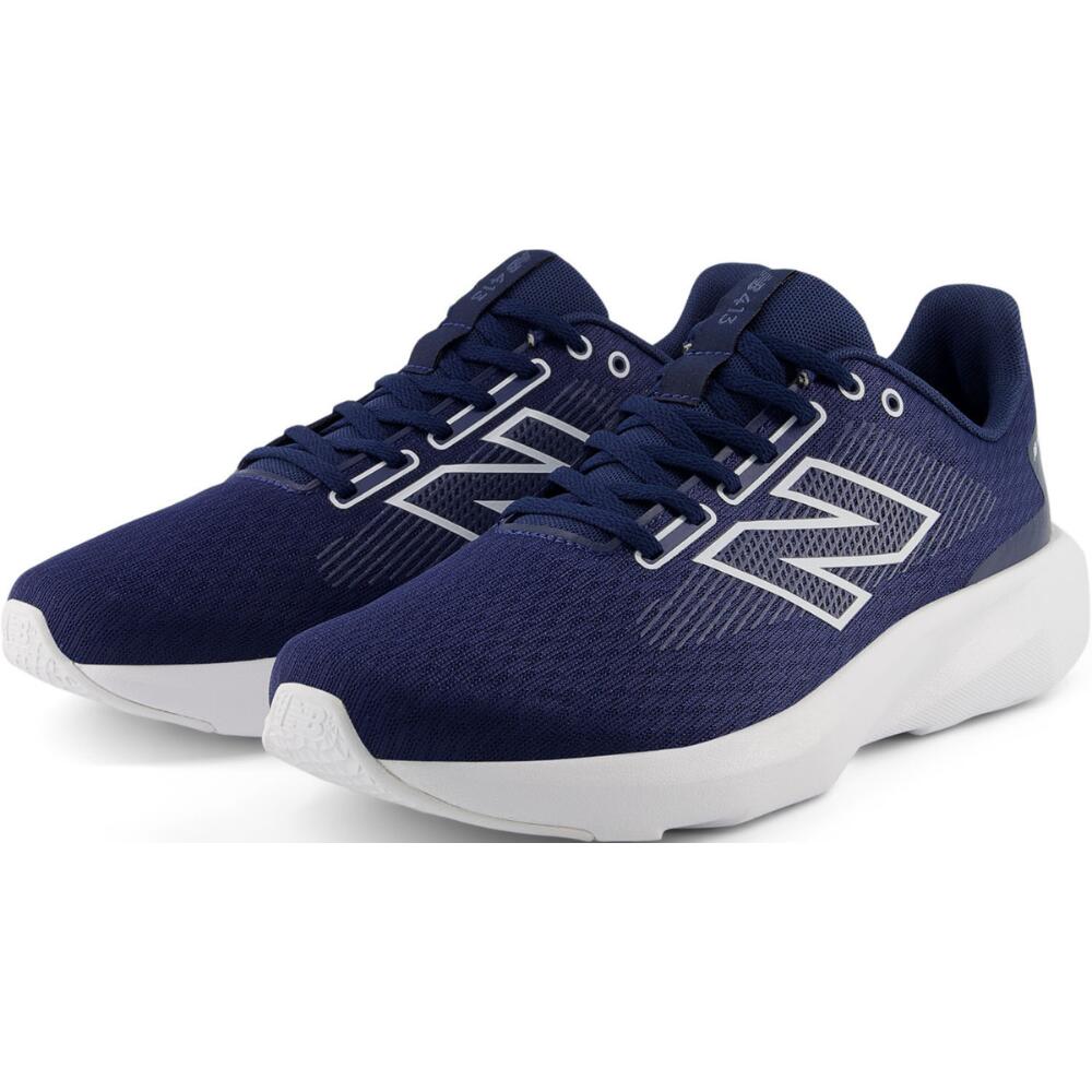乐天商城 - NEW BALANCE ニューバランス M413NV32E メンズ靴 靴 シューズ 2E スニーカー 軽量 通気性 耐久性 ローカットスニーカー メッシュ クッション性 ワイド ブルー