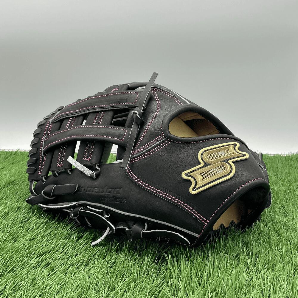 乐天商城 - SSK エスエスケイ ＜店舗別注＞ Proedge プロエッジ 硬式 外野手用 876型 小ぶり ひねり型 ブラック 左投げ用