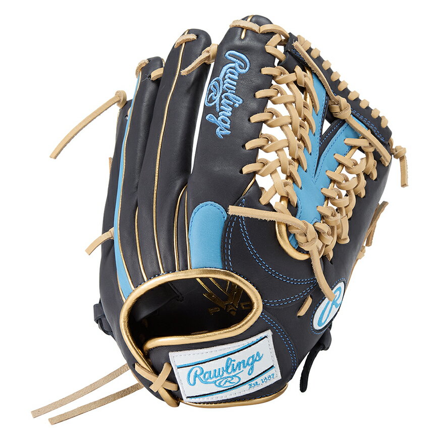 Rakuten - Rawlings ローリングス ソフトボール グローブ レディース 左投げ ソフト HOH DP COLORS オールラウンド 外野手用 サイズ：12.0 ネイビー/サックス GS5HDS66 ネイビー・サックス 左投げ用