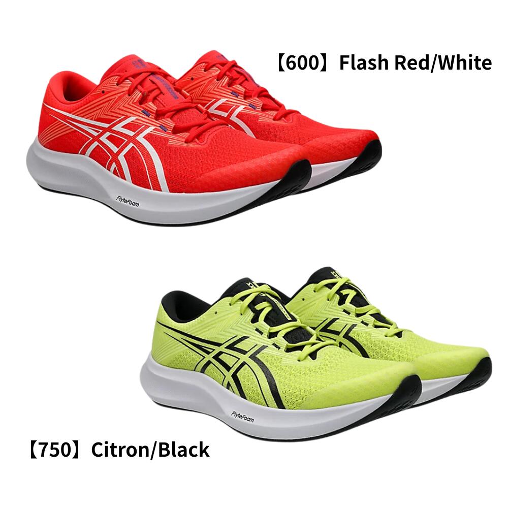 ■素材： 　アッパー/SYNTHETIC FIBER/PU/SYNTHETIC LEATHER 　アウターソール/RUBBER ■カラー：【600】Flash Red/White,【750】Citron/Black ■サイズ：24,24.5,25,25.5,26,26.5,27,27.5,28,28.5日々トレーニングに励むランナーや部活生におすすめのシューズです。 強度が強いメッシュ素材が優れた通気性と快適性を提供します。 また、中敷にはクッション性に優れたOrthoLite中敷を新たに採用しています。