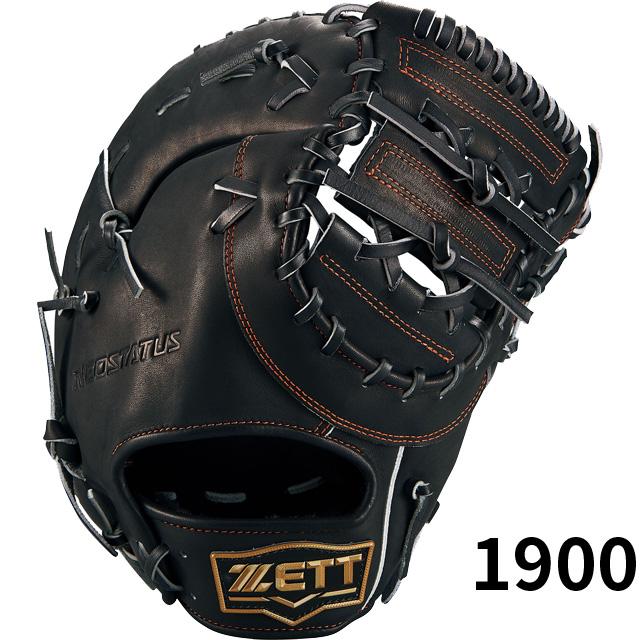 乐天商城 - ZETT ゼット 少年軟式グラブ ファーストミット ネオステイタス 一塁手用 グローブ ジュニア 少年軟式一塁手用 BJFB70513N ブラック 左投げ