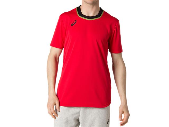 Rakuten - ASICS アシックス ショートスリーブトップ トレーニングウェア 練習着 ウェア トップス バレーボール バレー バレーボールウェア 2053A053 Mサイズ