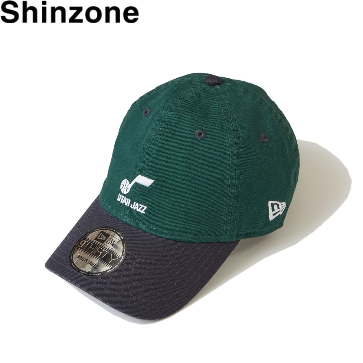 ニューエラ Shinzone(シンゾーン) ニューエラ ユタジャズ NEW ERA UTAH JAZZ バスケットボール ベースボール キャップ 帽子 レディース ロゴ カラー グリーン フリーサイズ 【送料無料】 春 夏 服