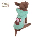 Monkey Daze(モンキーデイズ) Aqua Logo Hoodie(アクアロゴフーディ パーカ) 犬服 ドッグウェア 小型犬用品 子犬 おしゃれ ペット チワワ トイプー ヨーキー その1