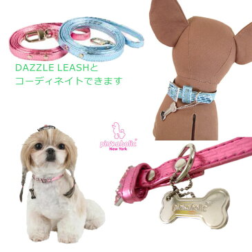 Pinkaholic New York(ピンカホリックニューヨーク) DAZZLE COLLARダズルカラー 首輪 犬服 ドッグウェア 小型犬用品 子犬 おしゃれ ペット チワワ トイプー ヨーキー