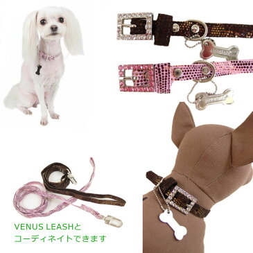 Pinkaholic New York(ピンカホリックニューヨーク) VENUS COLLARヴィーナスカラー/首輪 犬服 ドッグウェア 小型犬用品 子犬 おしゃれ ペット チワワ トイプー ヨーキー