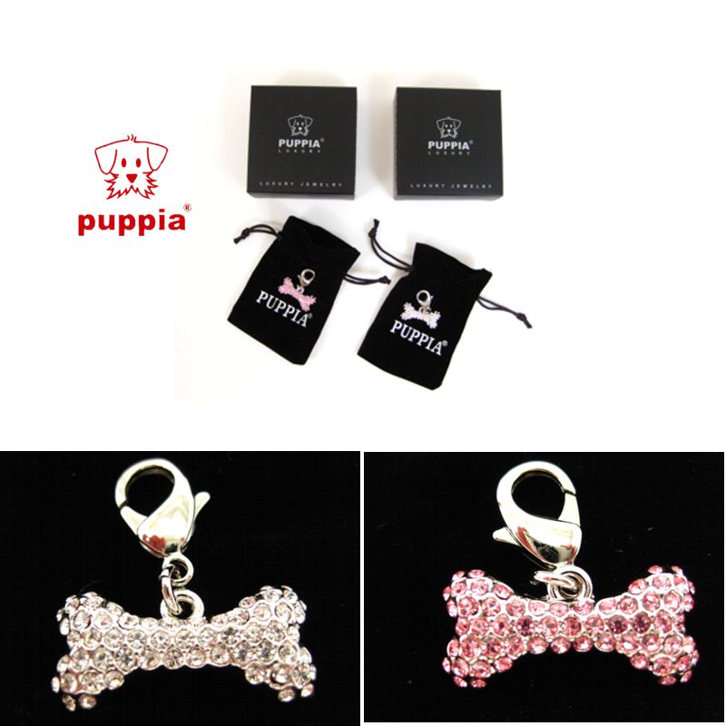 Puppia(パピア) BONE PENDANTボーンペンダントトップ 犬服 ドッグウェア 小型犬用品 子犬 おしゃれ ペット チワワ トイプー ヨーキー