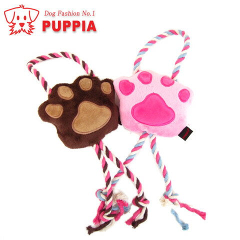 PUPPIA(パピア)のMINI PAW TOY(ミニポートイ)！！ 肉球がとってもキュート！鳴り笛入りなのでわんちゃんが楽しく遊べます！ ◆ギフトラッピングは無料です♪(ご購入手続きの備考に『ギフト』とご記入ください) ラッピングサンプルは【こちら】 ※上の写真をクリックすると大きな写真が見れます☆ サイズ One Size 縦 横 10cm 12cm カラー ピンク ブラウン 素材 ポリエステル100% ●16:30までのご注文は当日発送いたします。 商品到着のご予定は 【お届けの目安】 をご覧くださいませ。 (配達日時指定のある場合はその指定に合わせて発送させていただきます。)　