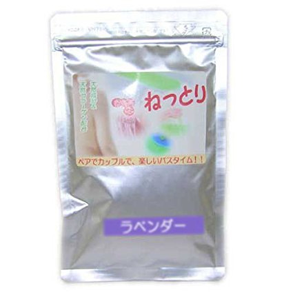 ローションバス　お風呂のローション 「お風呂でねっとり」とろとろ入浴剤（ラベンダー）　100g　ローション風呂・ねるぬるバスタイム【クリックポスト配送】