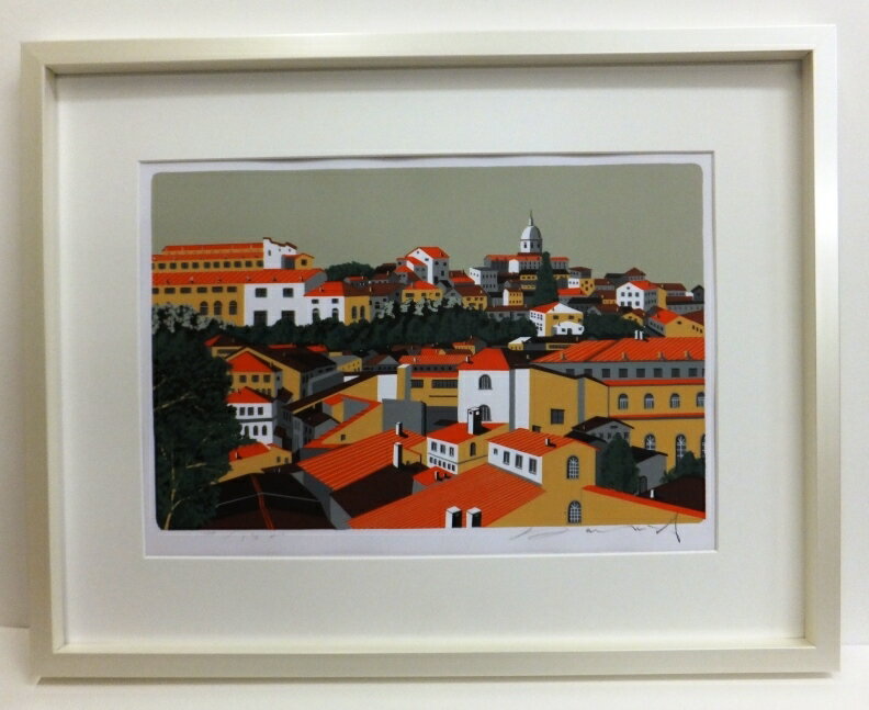 デイビットエドクイスト「フィレンツェ赤い街」