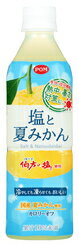 【送料無料】えひめ飲料　POM　ポン　塩と夏みかん　490mlPET（24本入×1ケース）【賞味期限：2021.02.11】