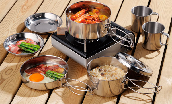 キャンピング鍋8点セット クッカーセット アウトドア用品通販格安セール情報 楽天 通販