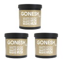 GONESH ガーネッシュ ホワイトムスク 3個 ゲル缶 エアフレッシュナー 車 芳香剤 ジェル カーフレグランス