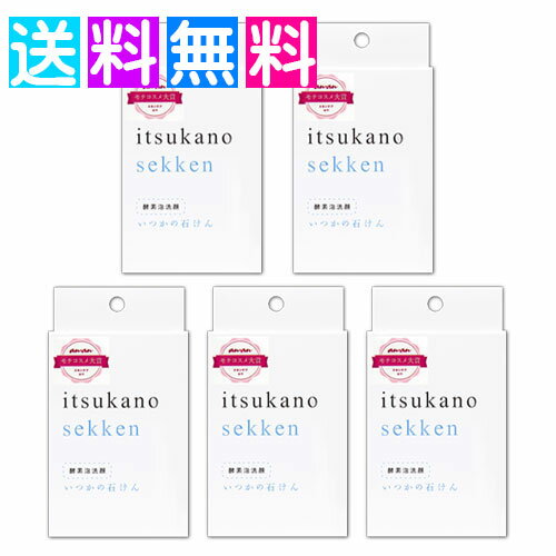 いつかの石けん 100g 洗顔 毛穴 水橋保寿堂製薬 洗顔せっけん 5個