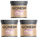 GONESH ガーネッシュ ラブ LOVE ゲル缶 エアフレッシュナー 3個 車 芳香剤 ジェル カーフレグランス