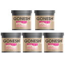 GONESH ガーネッシュ ラズベリー ゲル缶 エアフレッシュナー 5個 車 芳香剤 ジェル カーフレグランス