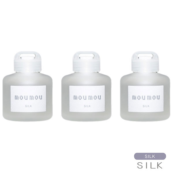 moumou リキッドエアフレッシュナー カーフレグランス 3個 ルームフレグランス おしゃれ 芳香剤 車 部屋 リラックス 癒し グッズ 香り 芳香 匂い お香 ムームー シルク(2.0)
