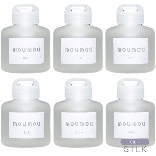 moumou リキッドエアフレッシュナー カーフレグランス 6個 ルームフレグランス おしゃれ 芳香剤 車 部屋 リラックス 癒し グッズ 香り 芳香 匂い お香 ムームー シルク
