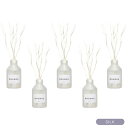 moumou ムームー リードディフューザー 100ml 5個 ルームフレグランス スティック アロマディフューザー アロマオイル シルク(4)