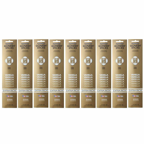 ガーネッシュ バニラ GONESH お香 スティック インセンス 180本 リラックス 癒し グッズ 香り 芳香 匂い ネコポス