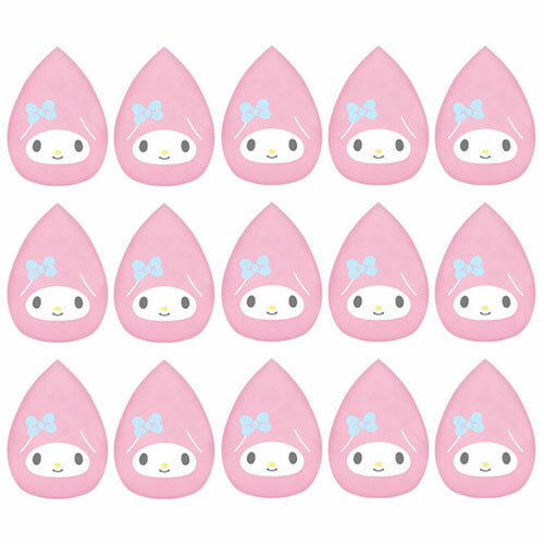 エッグパフ メイクスポンジ 5個 パフ スポンジパフ サンリオ マイメロ 化粧 メイク