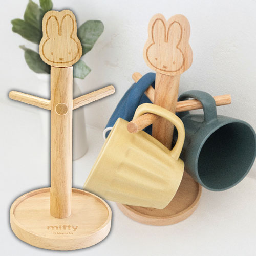 乐天商城 - ミッフィー miffy マグカップスタンド マグカップホルダー アクセサリースタンド