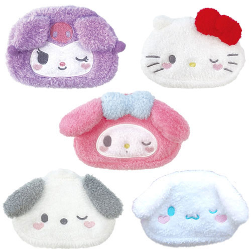 サンリオ 化粧 ポーチ フェイスポーチ ミラーポーチ ミラー 付き メイク ポーチ マイメロディ キティ ..