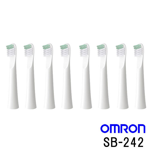オムロン 電動歯ブラシ 替えブラシ 歯ブラシ 歯石除去コンパクトブラシ SB-242 8本