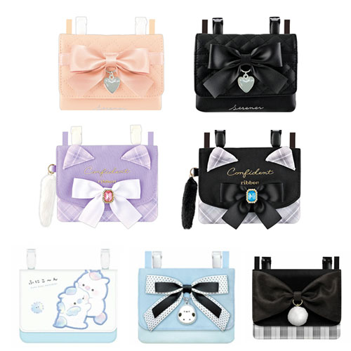 移動ポケット 女の子 クリップ 付けポケット ワイド 子供 ポケットポシェット 移動...
