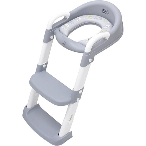 ●材質 補助便座・柱・ステップ・ネジ・ナット：ポリプロピレン ソフトクッション：ポリウレタン 滑り止め：熱可塑性エラストマー ●商品サイズ 約幅35×奥行60×高さ55cm 1.18kg