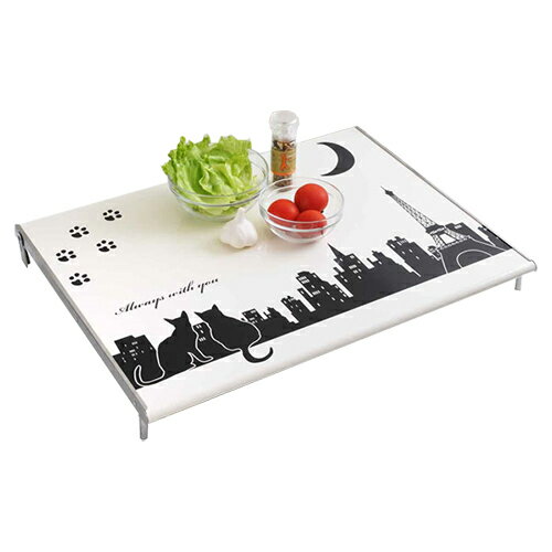 送料無料 クロネコキッチン コンロカバー 猫 雑貨