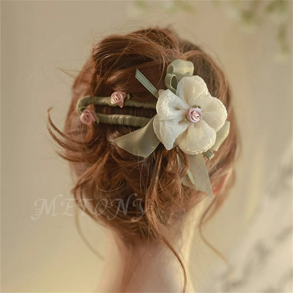 コンコルド 髪留め 造花 髪飾り 袴 春 ウェディング お花見 パーティー 発表会 造花 シンプル 大きい ウェディング 旅行 ビーチ 砂浜 入学式 成人式 結婚式 浴衣