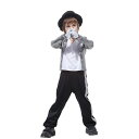 送料無料 ハロウィン 衣装 男の子 子供 マイケル・ジャクソン 演出服 舞台 ステージ 服 仮装 コスチューム ハロウィーン コスチューム ハロウイン コスプレ 子供 仮装 110 120 130 140 ダンス衣装 キッズ コスチューム