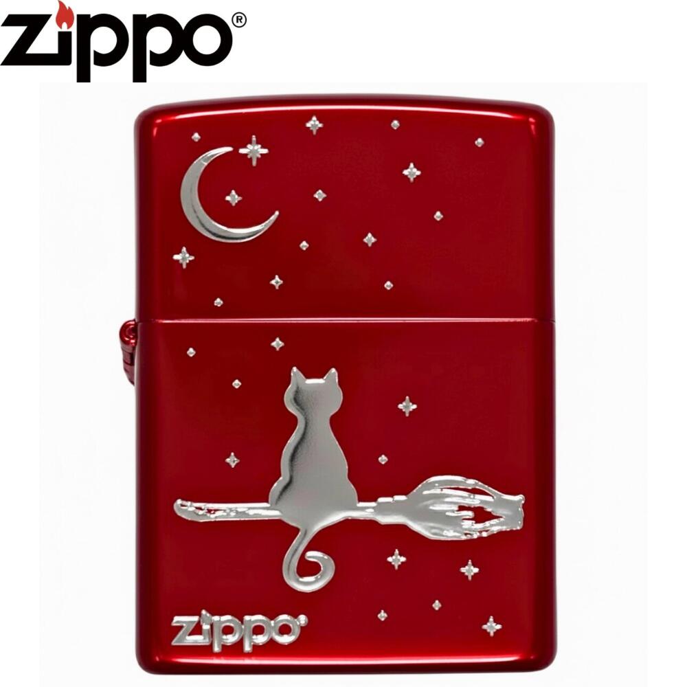 Zippo 2RED-BroomCAT ���åݡ� ǭ ��ǭ �ۤ��� �� ��� ���������� �ǥ����� ������ ������饤���� �ʱ�� ������� ���ե� �ץ쥼��...