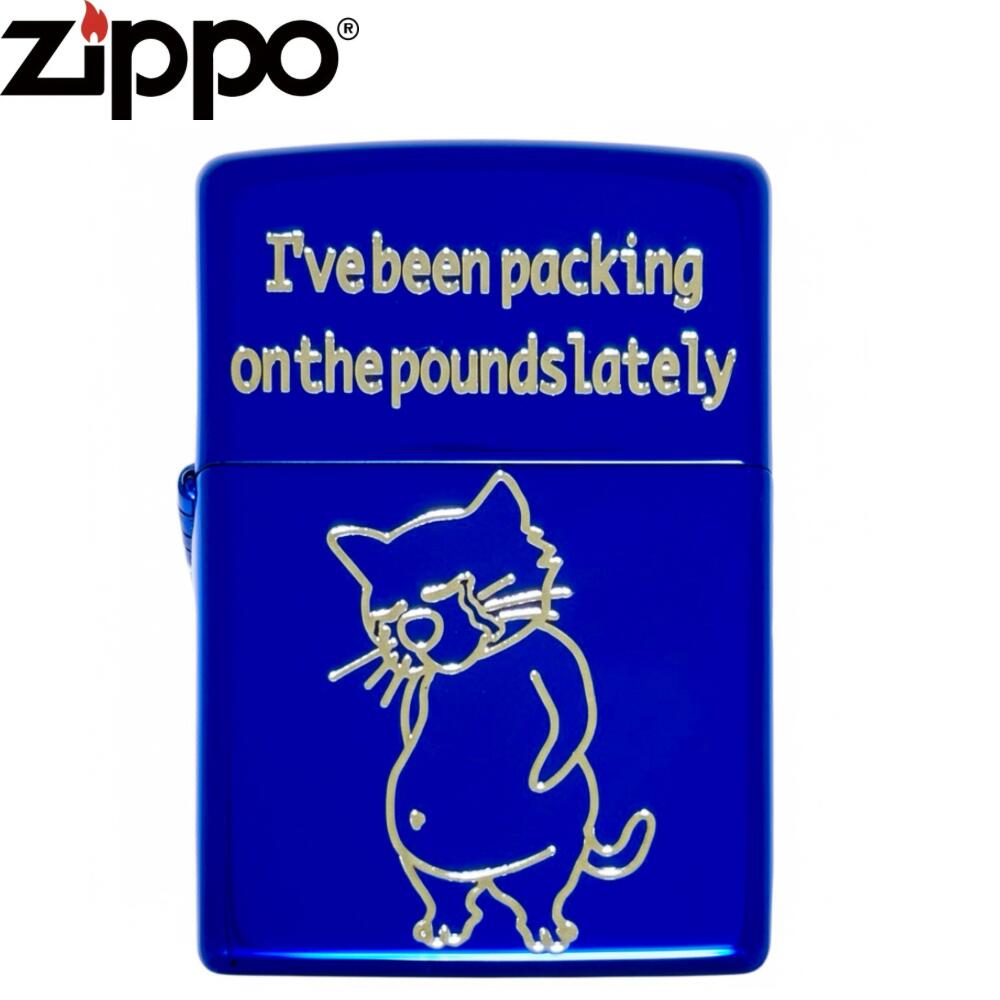 Zippo 2BL-TEARSCAT ���åݡ� ǭ �ͥ�������� �Ѹ� ���� I��ve been packing on the pounds lately �ǥ�...
