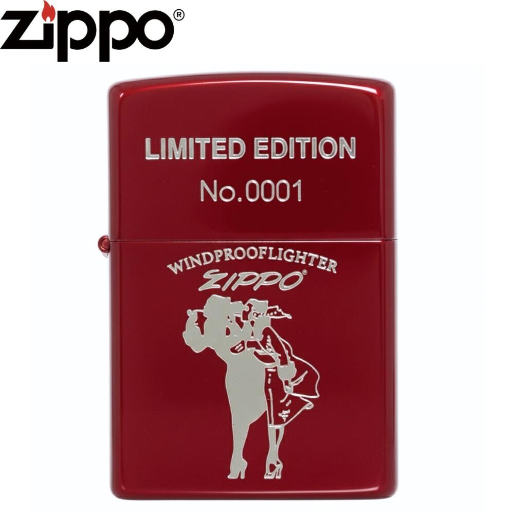 Zippo 2RED-WWINDY ジッポー WINDY ウィンディー ガール ダブルデザイン LIMITED EDITION 限定 シリアルナンバー 入り レ...