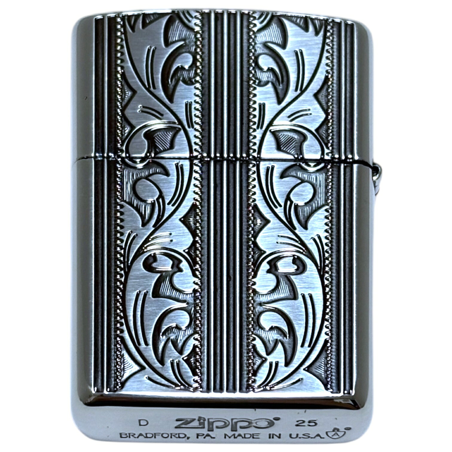 Zippo ジッポー ライター アラベスク SV アーマー ARMOR シルバー アラベスク模様 ...