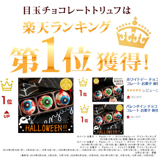 ＼早割！／ ホワイトデー お返し 2026 チョコレート チョコ プチギフト プレゼント ギフト 目玉 トリュフチョコ おもしろ びっくり スイーツ お菓子 洋菓子 本命 義理 子供 彼女 バレンタインお返し かわいい おしゃれ バレンタイン おいもや