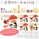 バースデーケーキ 手作りケーキ 5号 子供とママで手作り デコレーションケーキ 誕生日ケーキ ケーキキット 子供 ギフト プレゼント oimoya 2