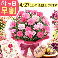 ＼4月27日お値段上がります／ 母の日 早割 プレゼント お花 2024 ギフト 生花 鉢植...