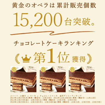 \早割!/クリスマスケーキ送料無料2020チョコレートケーキオペラチョコプレゼントスイーツお菓子ギフト【静岡AA】