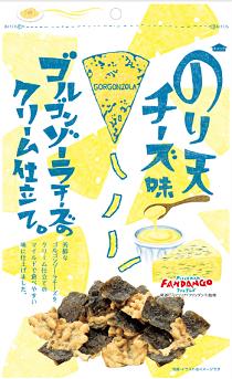 まるか食品【尾道】のり天チーズ味　ゴルゴンゾーラチーズのクリ