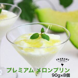 お中元 プレミアム メロンプリン90g×8 数量限定 ギフト プレゼント 送料無料 スイーツ 誕生日プレゼント 8個セット 熨斗対応 メッセージカード まだ間に合う 夏に最適 父の日 母の日