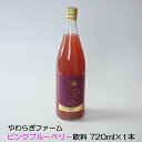 ブルーベリー ギフト 送料無料 ピンクブルーベリー 飲料 720ml×1本 果汁50% 無着色 無香料 贈答用 茨城県 産直 父の日