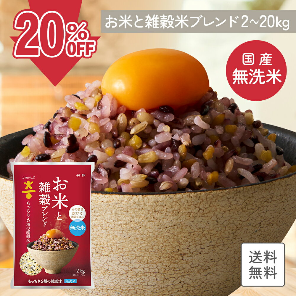 【20%OFF】【国産米使用】無洗米 送料無料 こめからだ 