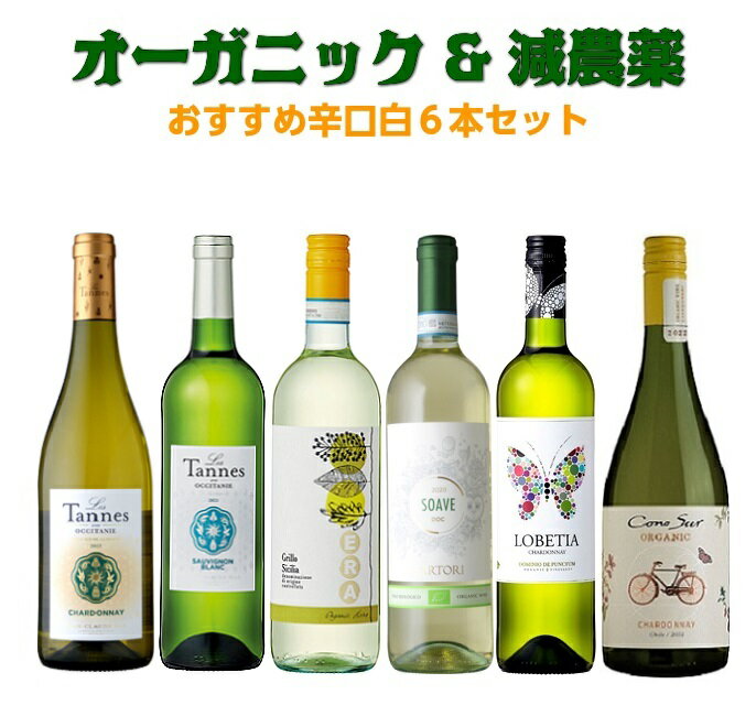 お歳暮 クリスマス オーガニックワイン オーガニック オーガニックワインセット ワイン おすすめ セット ギフト 白 白セット 飲み比べセット 家飲み 金賞 世...