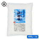 白松 浜御塩 (はまみしお) 400g × 1袋 しっとりタイプ 粗塩 しお 食塩 海水 (長崎県対馬産) 国内産 平袋 平釜塩 お塩 自然食品 海塩 ミネラル