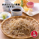 【送料無料】生そば 国産100% 二八蕎麦 6人前 老舗おおいし製麺所 つゆ・わさび・薬味付き 冷たいろせい蕎麦で味わう本格風味ギフト・贈答用おすすめ高級グルメ