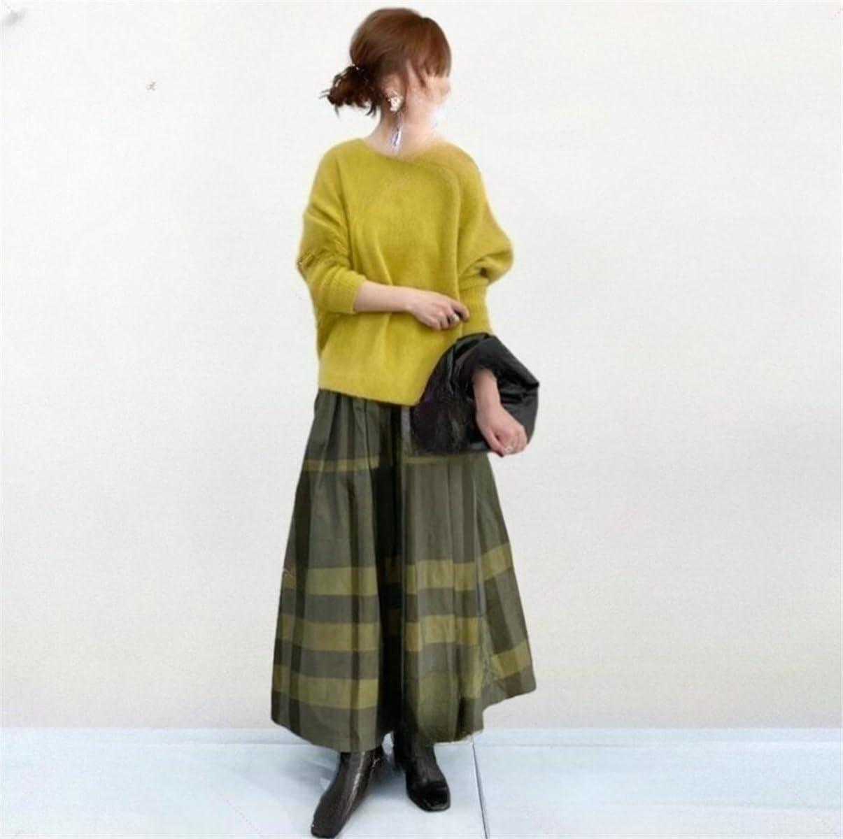 セットアップ レディース 春 秋 冬 秋冬 上下セット セーター 大きいサイズ プリーツ ニットセーター ニット スカート 2点セット トップス 上下セット 切り替え ェック柄 フレア 長袖 カジュアル 柔らかい 着心地 ゆったり デート お出かけ お洒落 通勤 韓国 30代 40代 50代