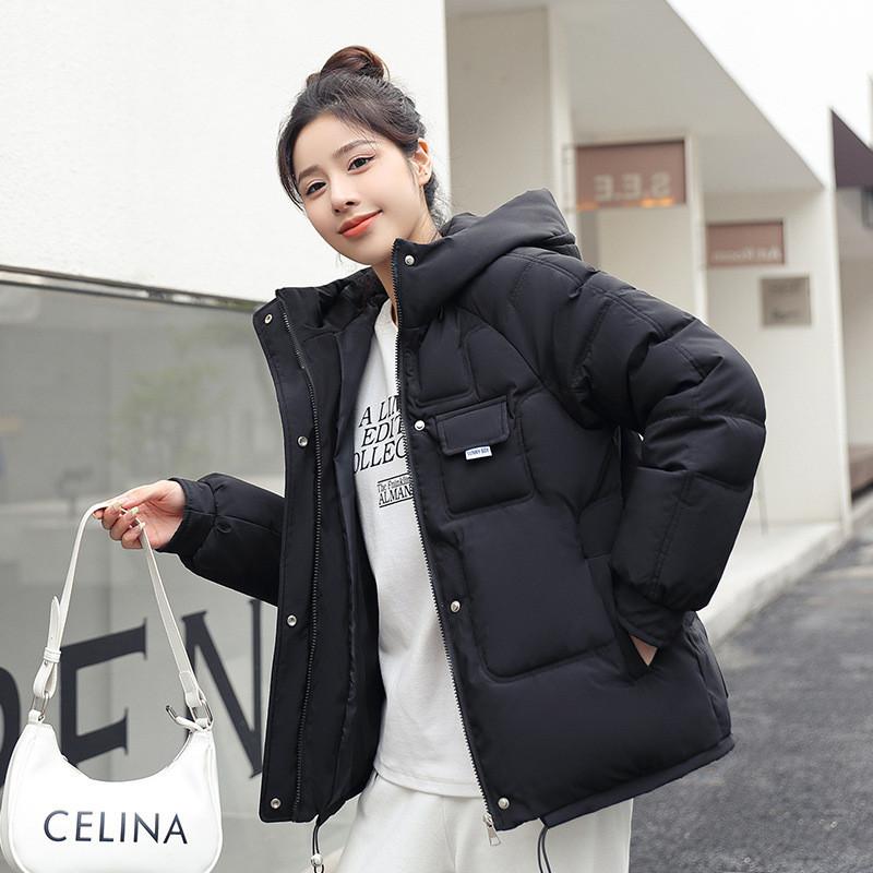 中綿コート レディース ダウンジャケット 中綿 ダウン ショート フード付き アウター シンプル 防寒 厚手 あったか おしゃれ 可愛い